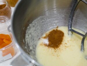 Batter and cinnamon