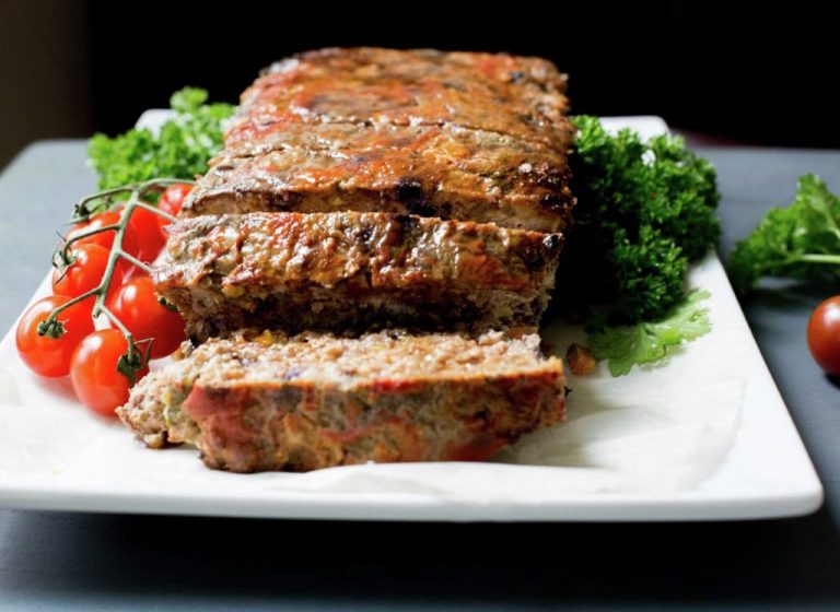 Healthy Meatloaf with Chard