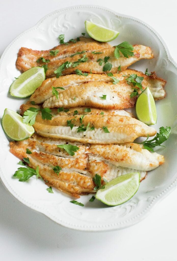 Sautéed White Fish Pan-Fried Hake