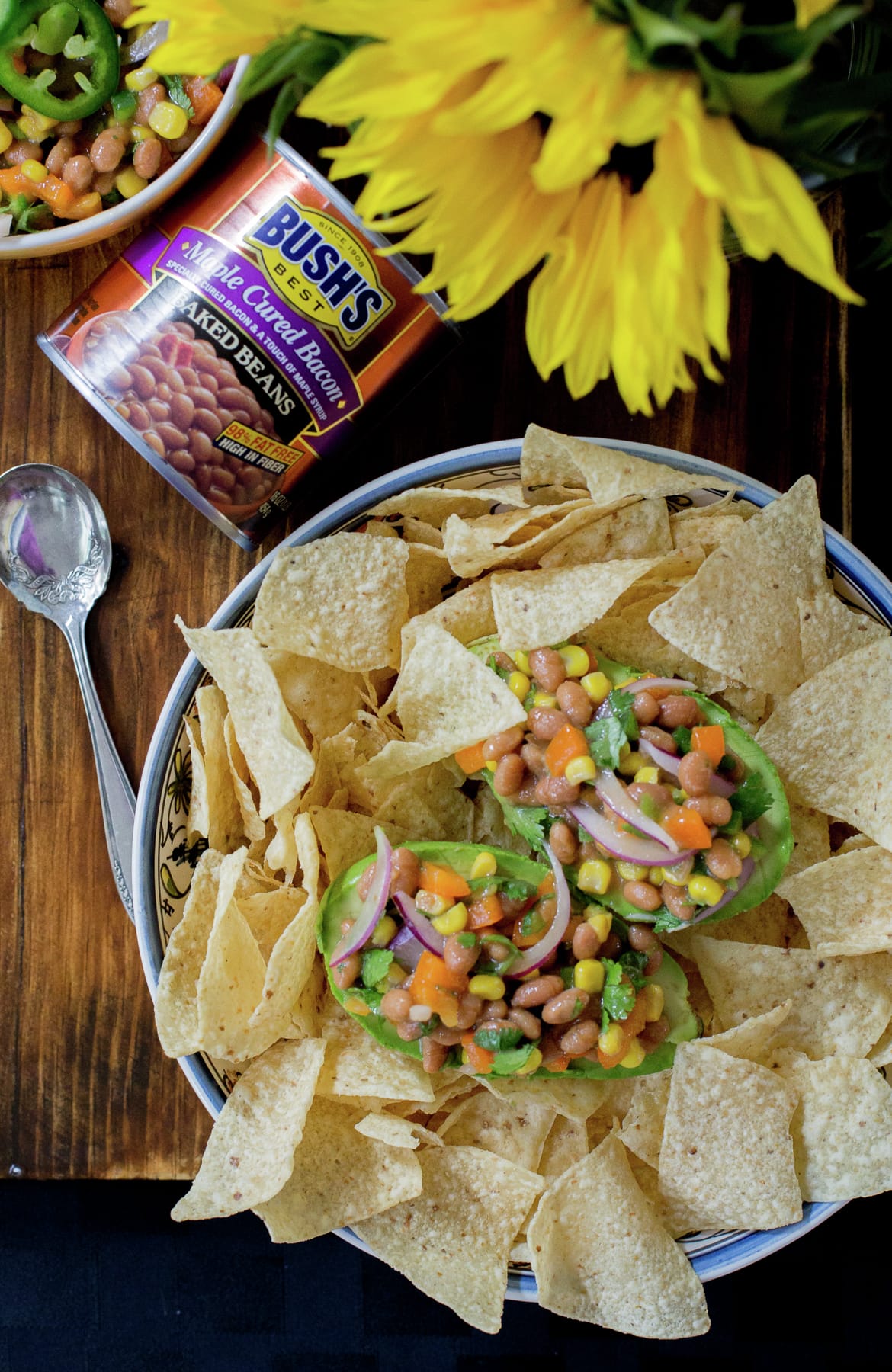 Avocado Stuffed with Bean Salad