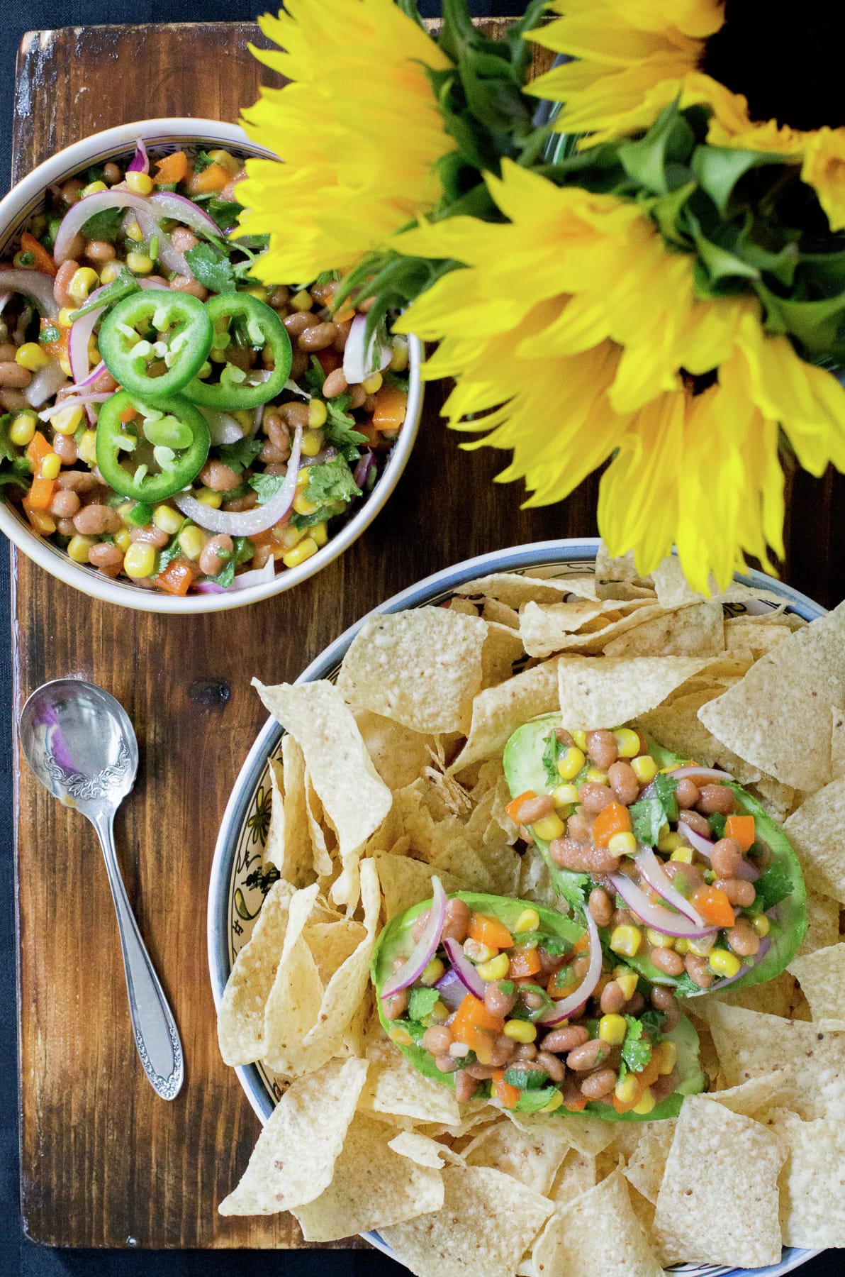 Avocado Stuffed with Bean Salad