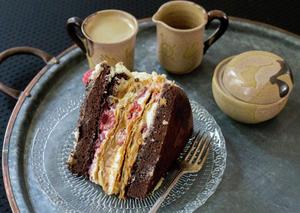 Torta Mixta Torta Amor Raspberry Dulce de Leche Chocolate Cake