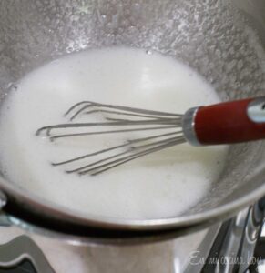 frothy egg whites