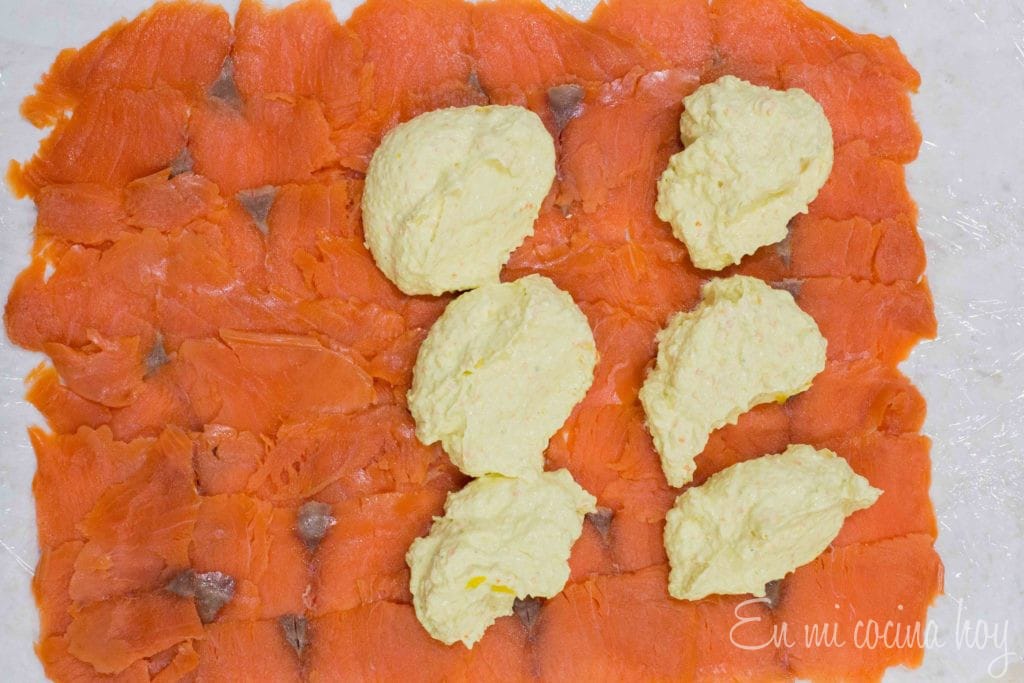 rolled salmon
