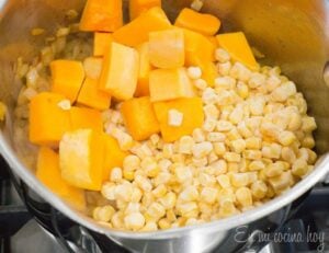 Squash and corn for granados