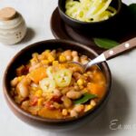 Chilean Bean Stew Porotos Granados