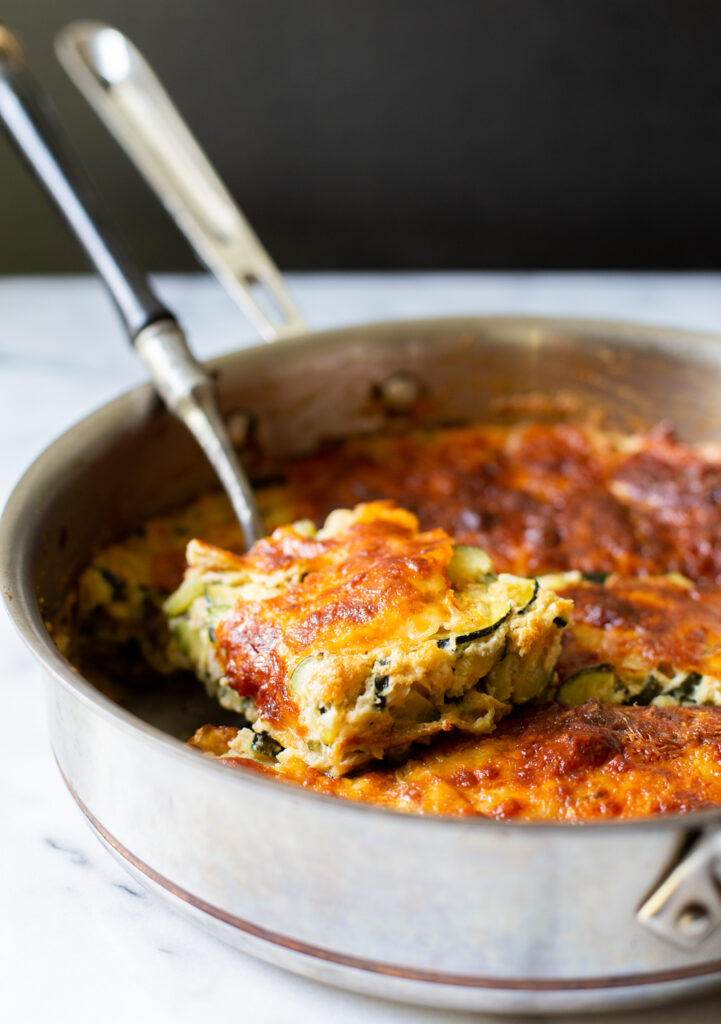 Pastel de zapallitos italianos Chilean Zucchini Casserole