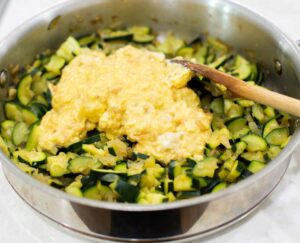 bread added to zucchini