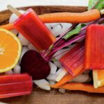 Vampiro Paletas: Beet, Carrot and Orange juice
