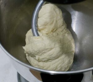 kneading of the dough