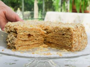 Chilean Mil Hojas, Thousand Layers Cake