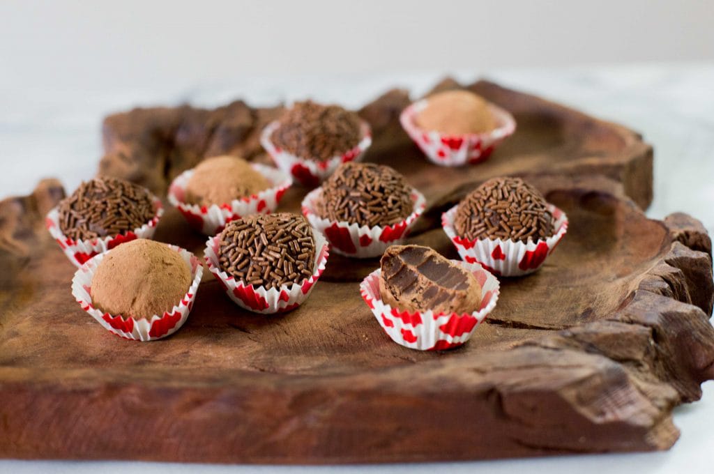 Brazilian Brigadeiros truffles