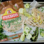 Summer Squash Goat Cheese Quesadilla