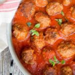 Easy Meatballs with Tomato Sauce