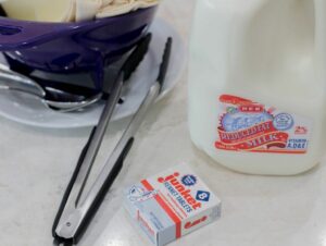 ingredients for Homemade Chilean Queso Fresco