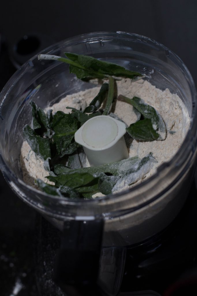 Tortillas de harina de espinacas