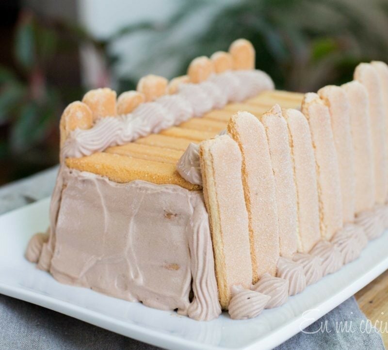 Chocolate Ladyfingers Icebox Cake