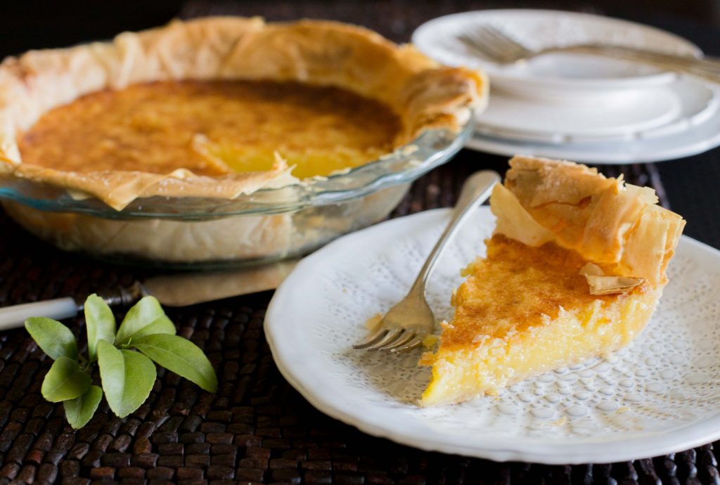 Meyer Lemon Chess Pie