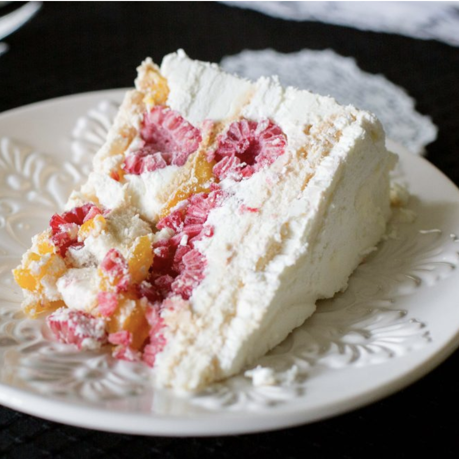 Raspberry Meringue Cake Pilar's Chilean Food & Garden