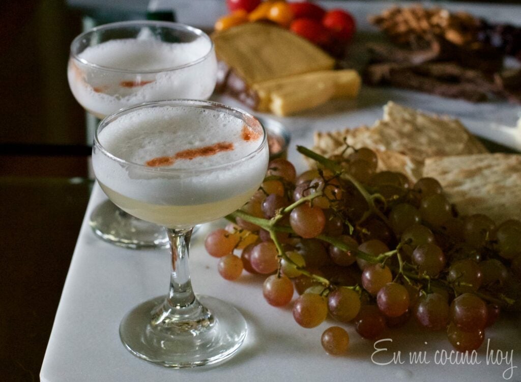 Easy Pisco Sour - Pilar's Chilean Food & Garden