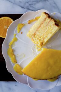 Chilean Orange Curd Layer Cake