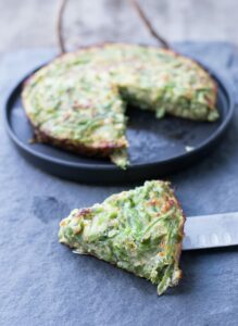 Tortillas de porotos verdes Chilean Green Beans Frittata