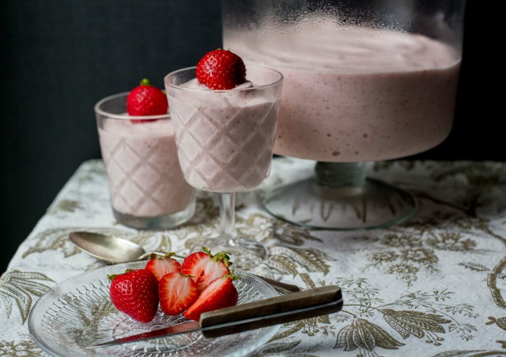 Strawberry Bavarois