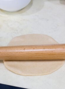rolling of the dough