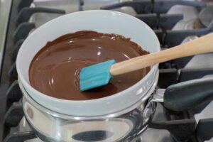 Melted chocolate