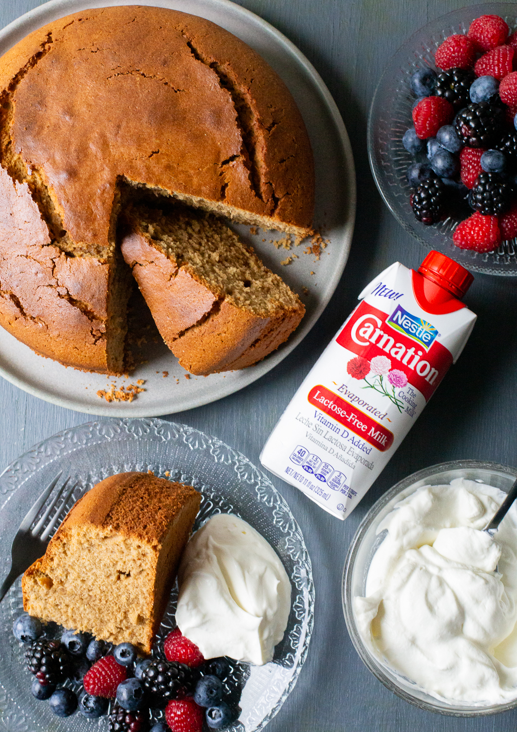 Cafe Latte Pound Cake with Evaporated Milk