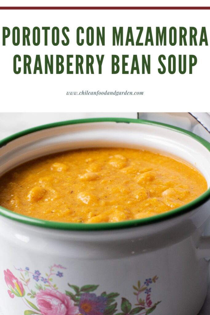 Pin for Porotos con Mazamorra Chilean Cranberry Bean Soup