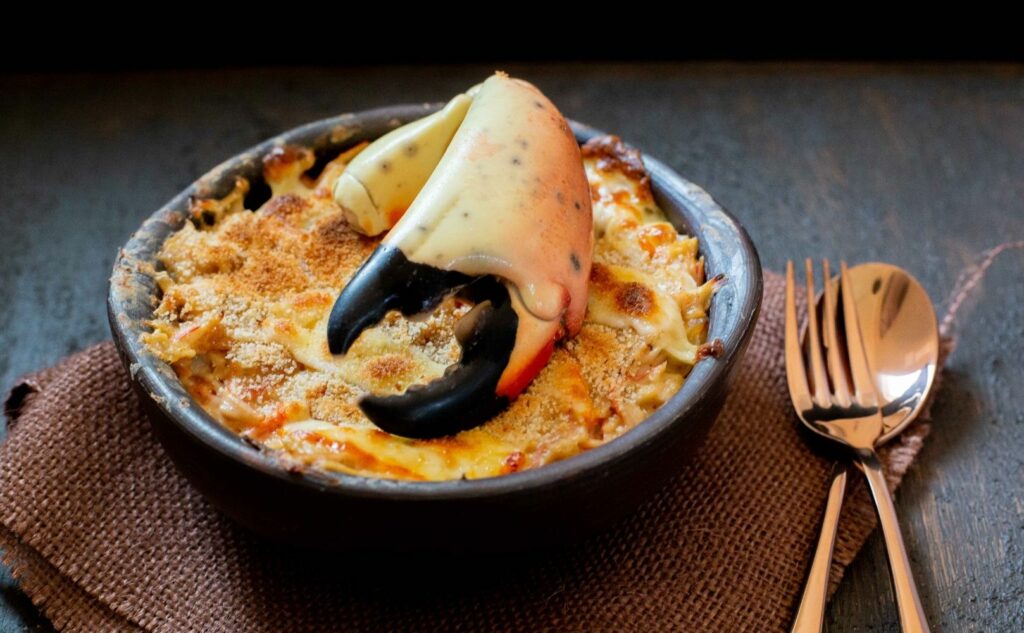 Stone crab chilean casserole Pastel de Jaiba