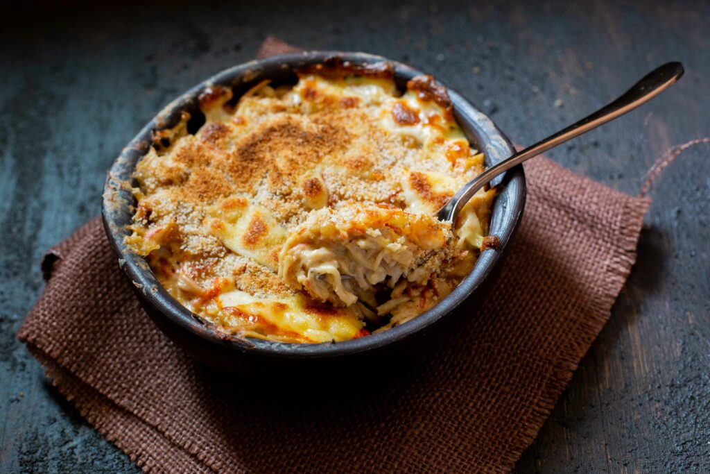 Pastel de jaiba
Stone crab casserole