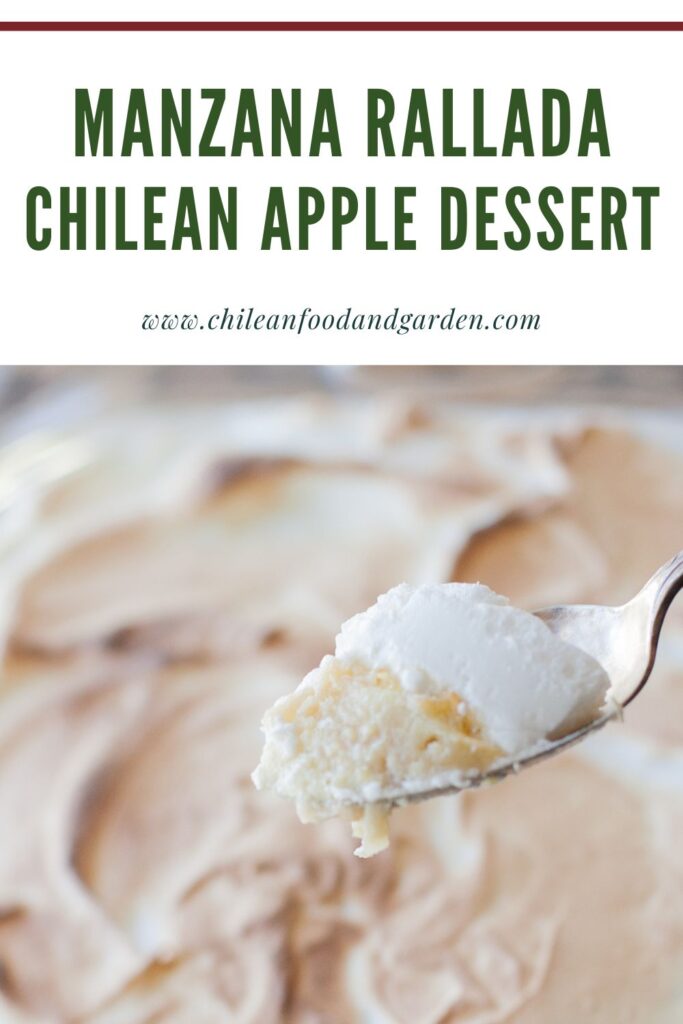 Pin for Manzana Rallada Chilean Apple Dessert