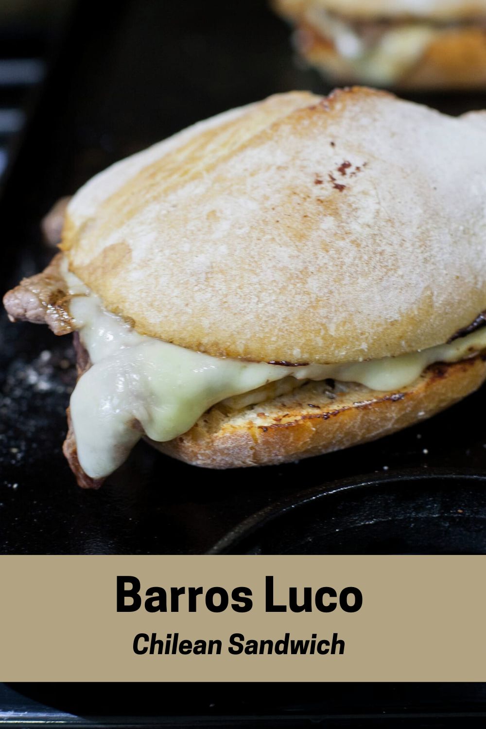 Barros Luco Chilean Sandwich Pin