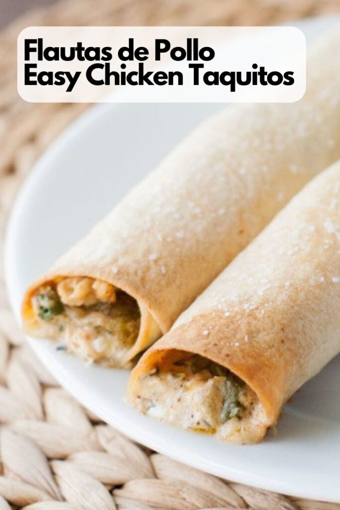 Flautas de Pollo Easy Chicken Taquitos