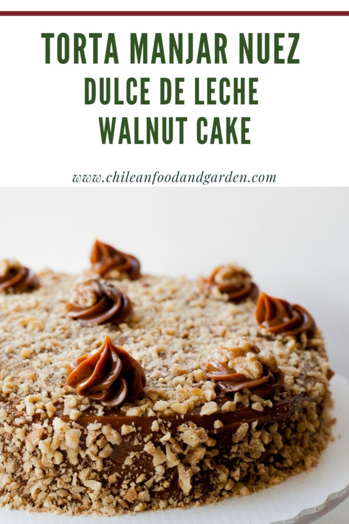 Pin for Torta Manjar Nuez
Chilean Dulce de leche Walnut cake