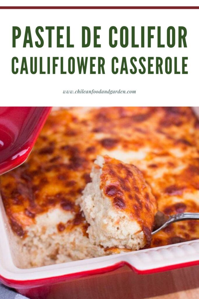 Pin for Pastel de Coliflor Chilean Cauliflower Casserole