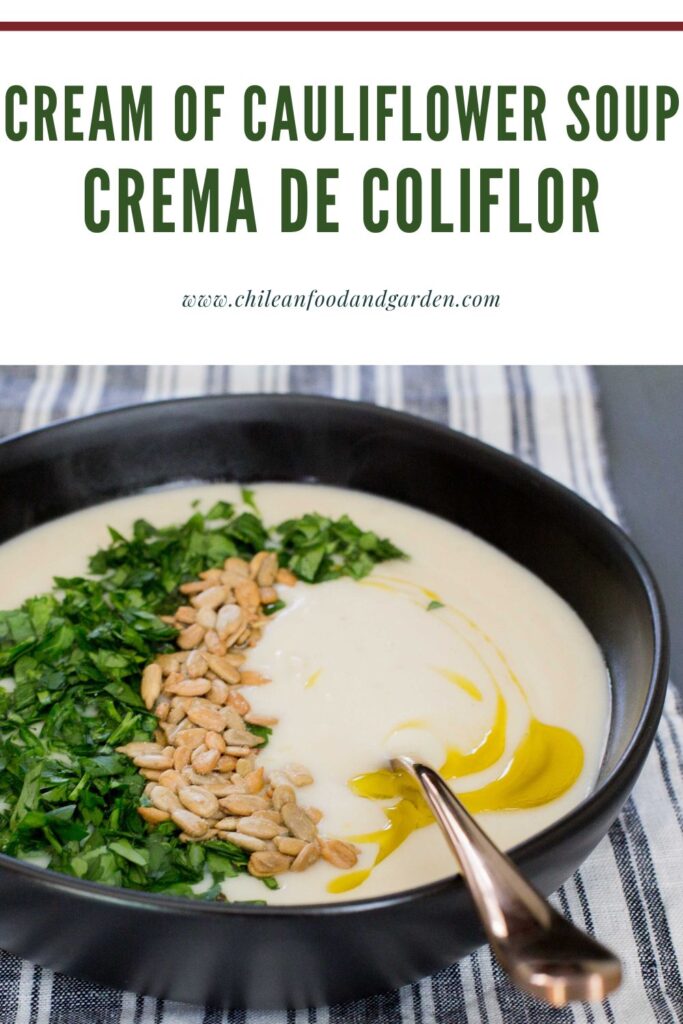 Pin for Cream of Cauliflower Soup