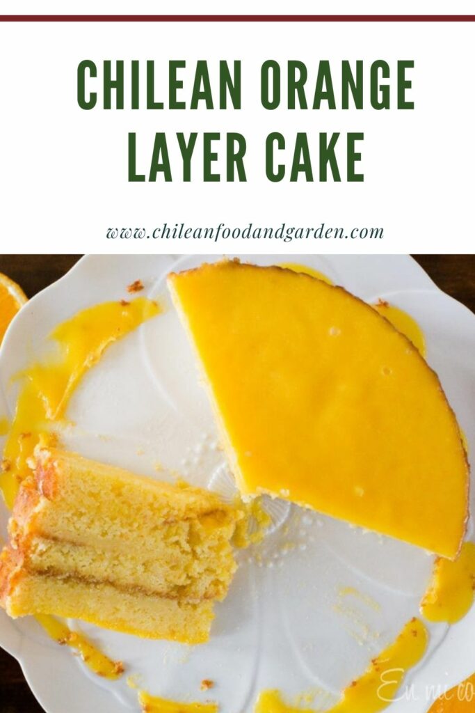 Chilean Orange Layer Cake Torta de Naranja