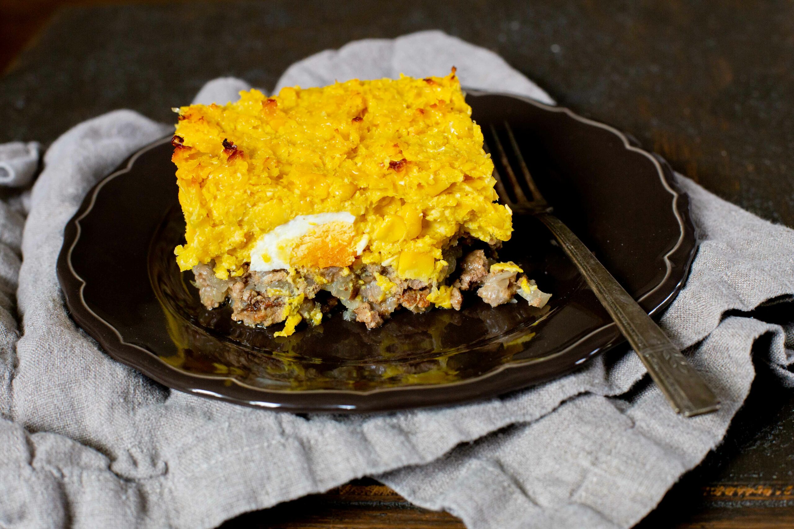 Pastel de Choclo Corn and Beef Casserole - Pilar's Chilean Food & Garden