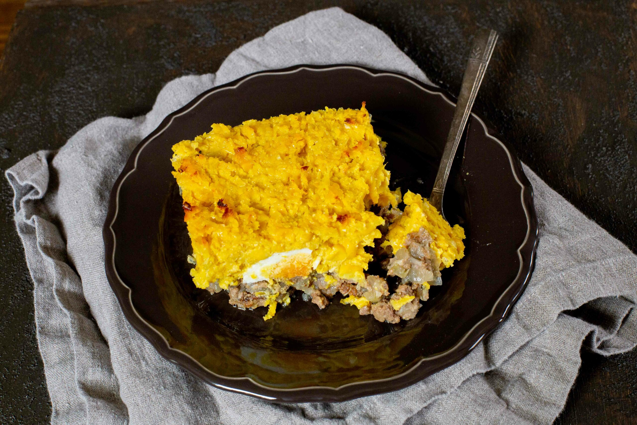 Pastel de Choclo Corn and Beef Casserole - Pilar's Chilean Food & Garden