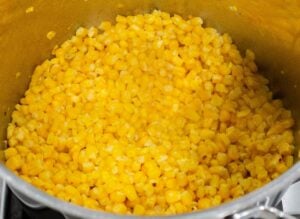 Corn on a pot