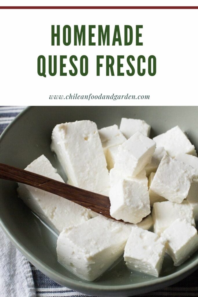 Pin for Homemade Chilean Queso Fresco