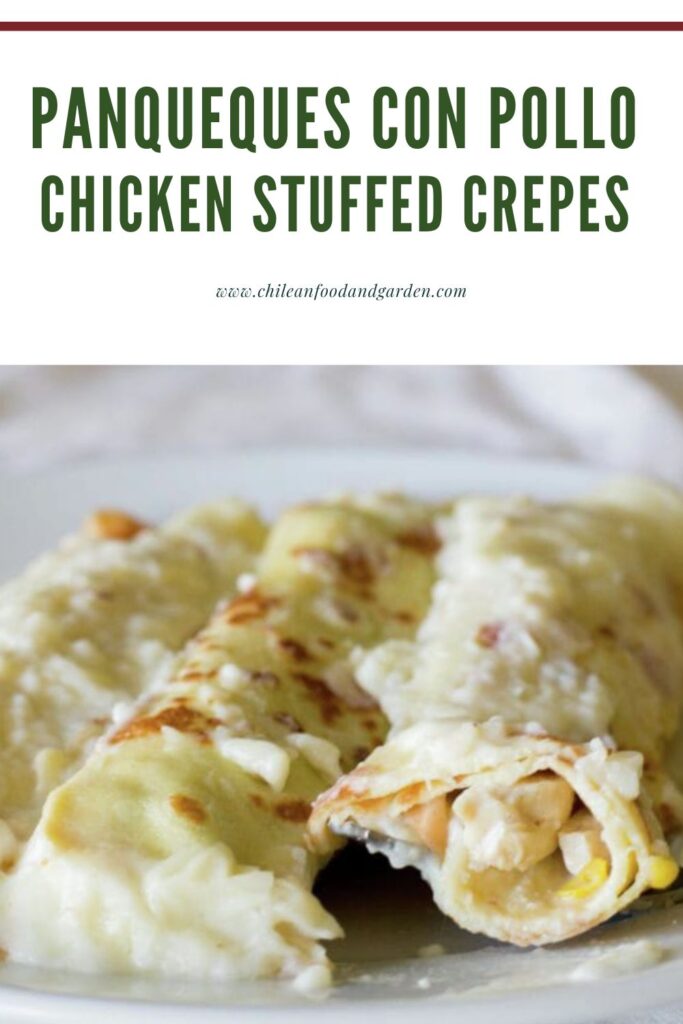 Pin for Panqueques rellenos con pollo Chicken Stuffed Crepes