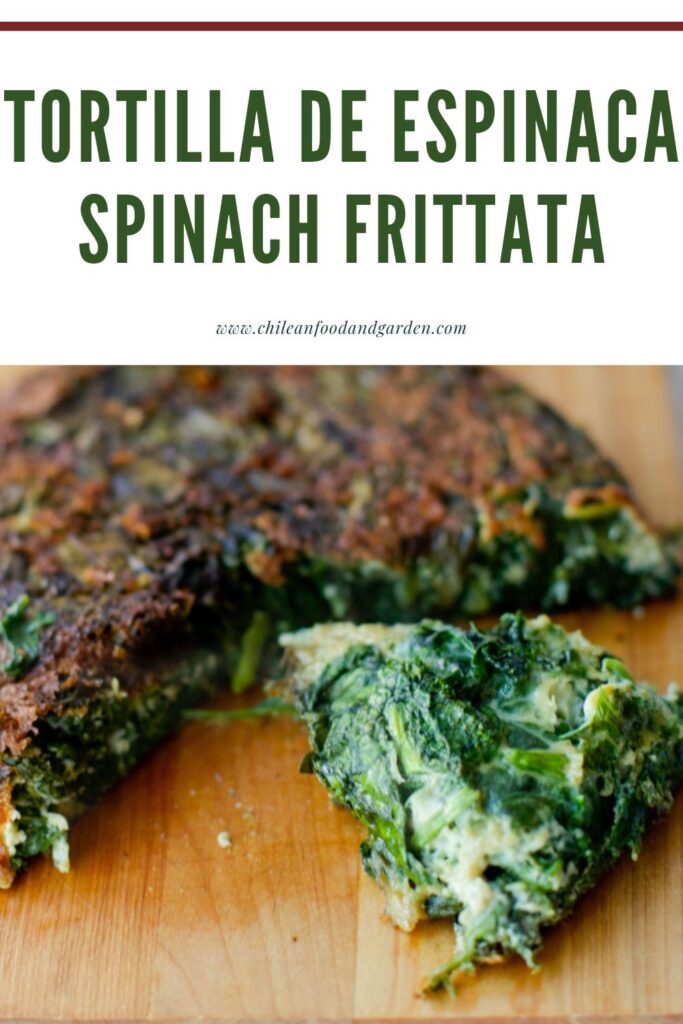 Pin for Tortilla de Espinaca 
Chilean Spinach Frittata