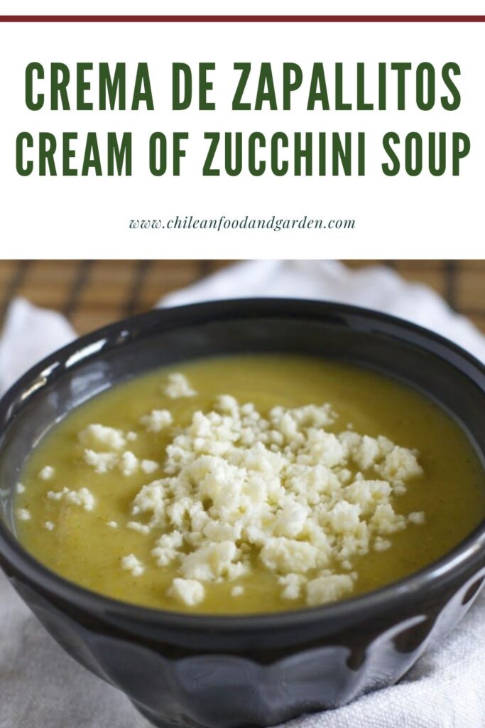 Pin for Crema de Zapallitos Cream of Zucchini Soup