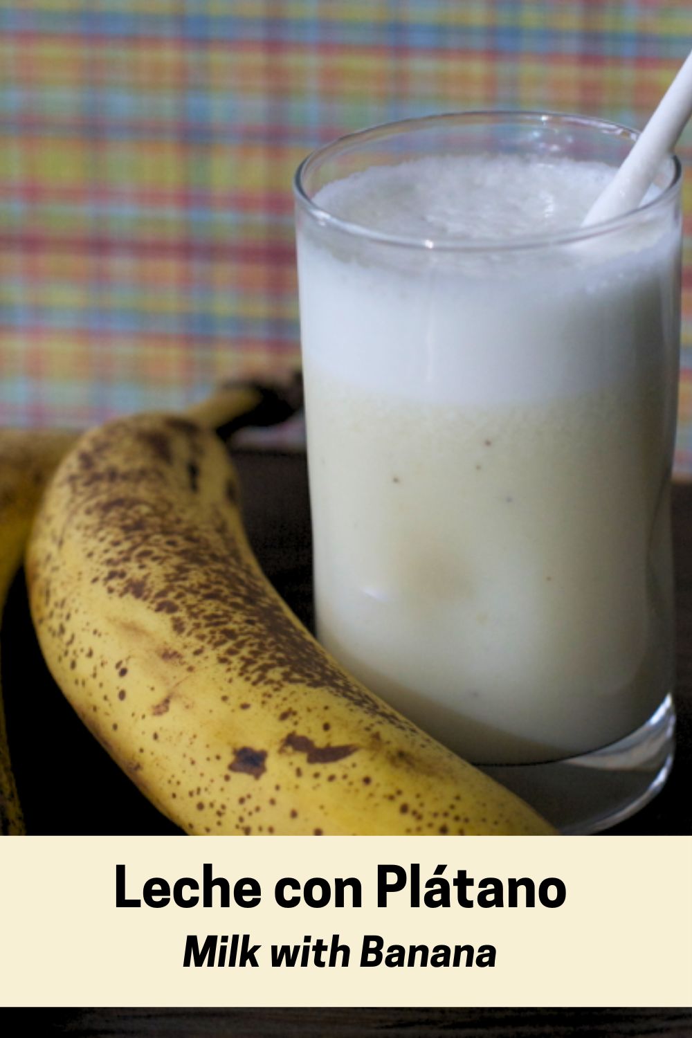 Leche con plátano pin