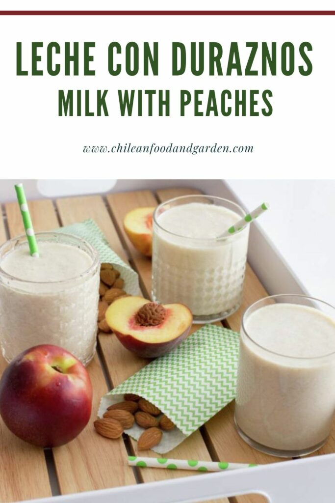 Pin for Leche con duraznos or Milk with peaches