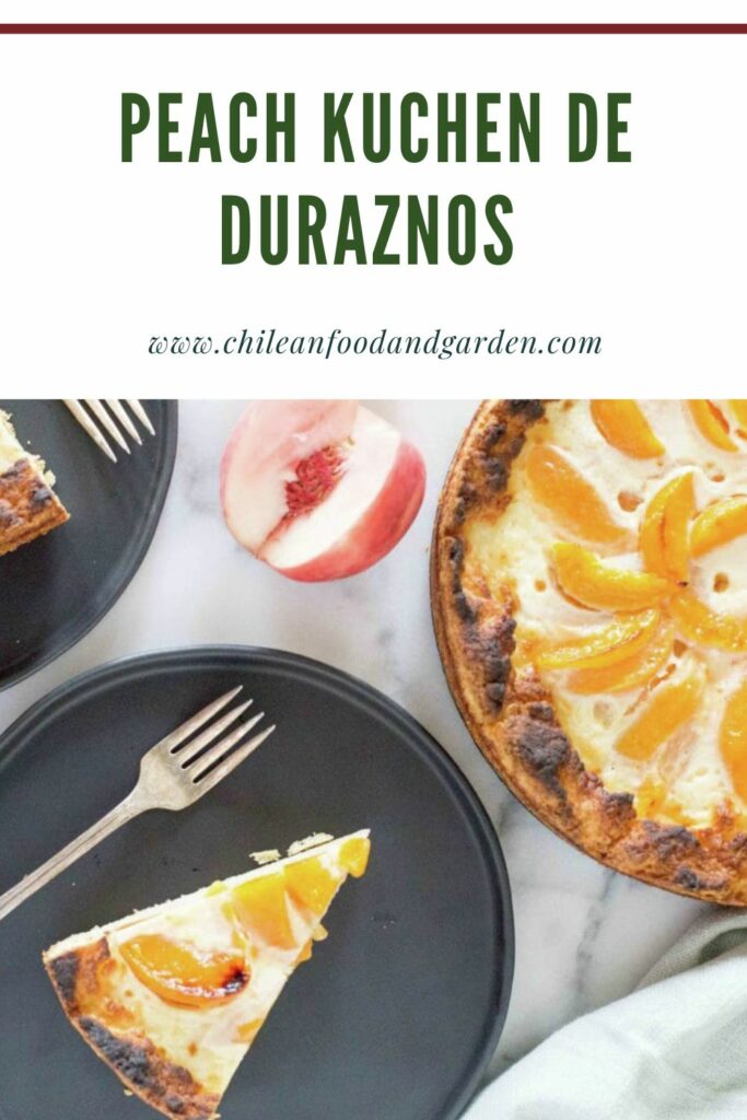 Pin for Peach Kuchen de Duraznos